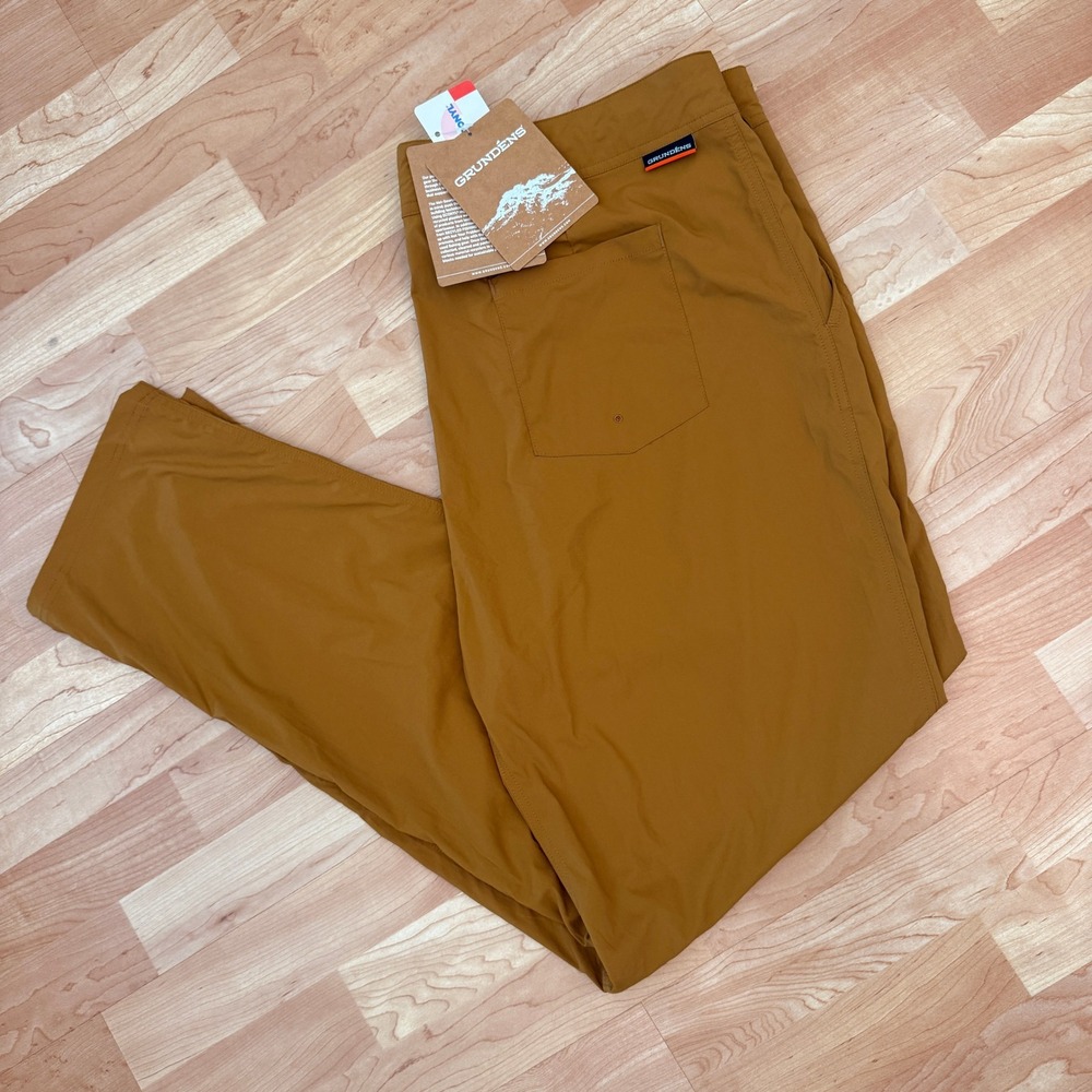Grundens Sidereal Fishing Pant 38 Golden Brown 70D Stretch Econyl 40080-208-5038